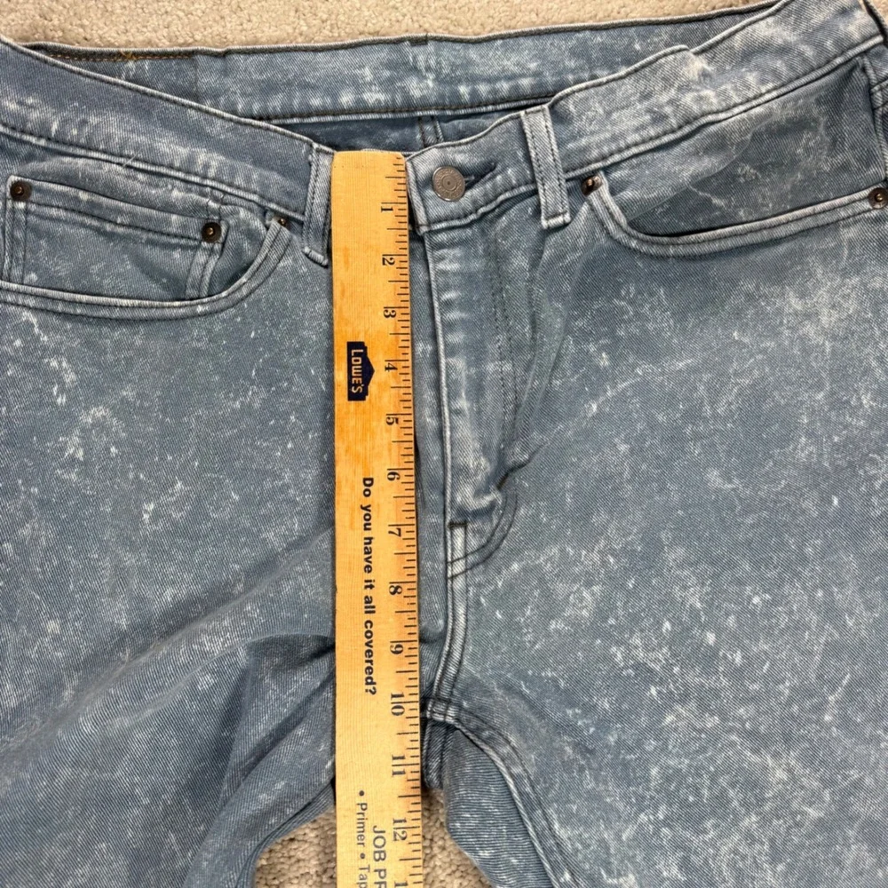 Levis 541 Athletic Taper Men's 34x30 Blue Acid Wash Denim Jeans